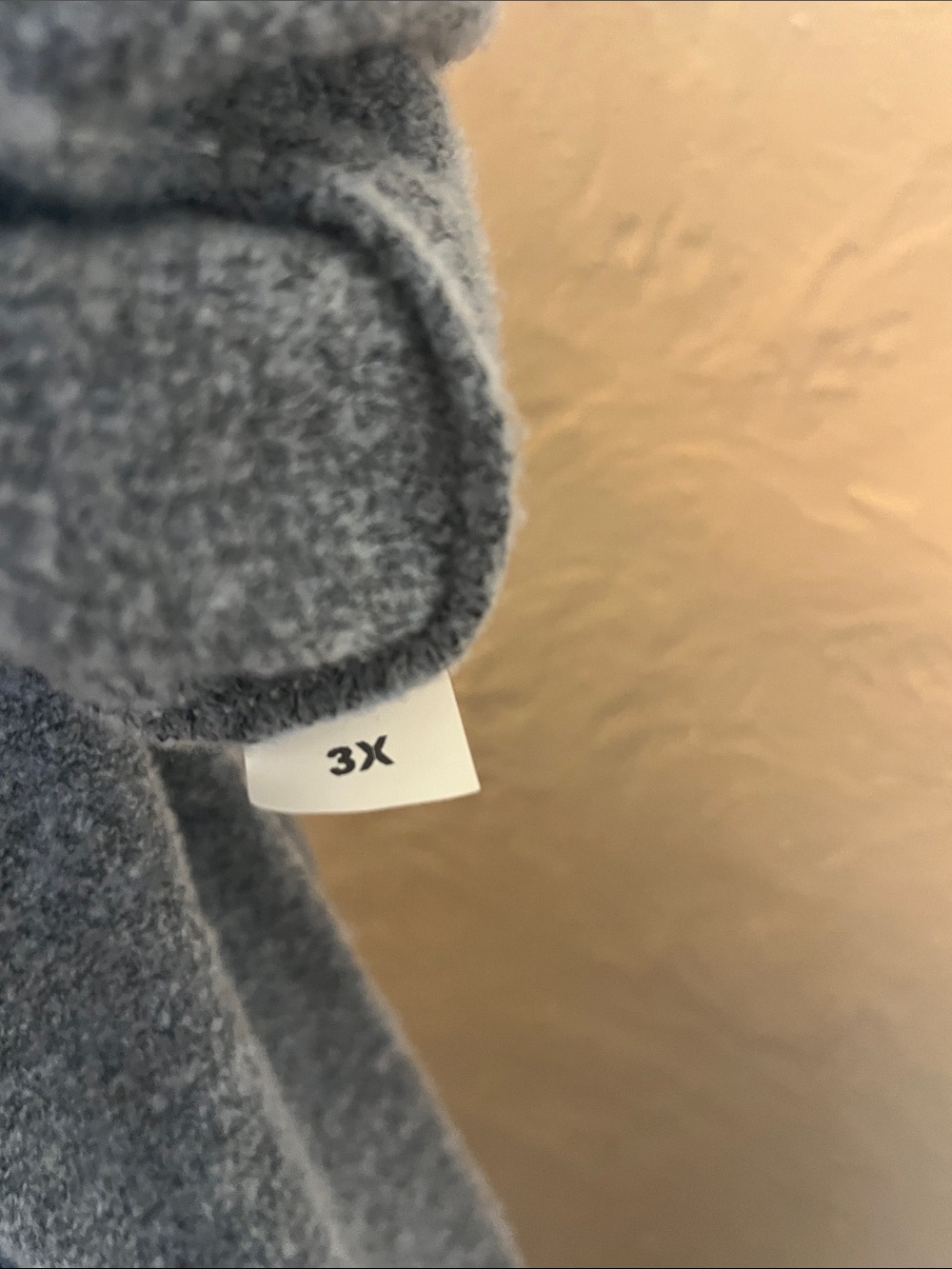 Gispa Donna Italian Made Blue Gray Wool Blend Open-Front Sweater Cardigan 3x - Picture 3 of 6